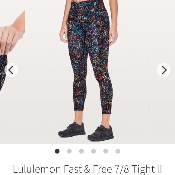 Lululemon Fast & Free 7/8 Tight (Like New) - Sz 6